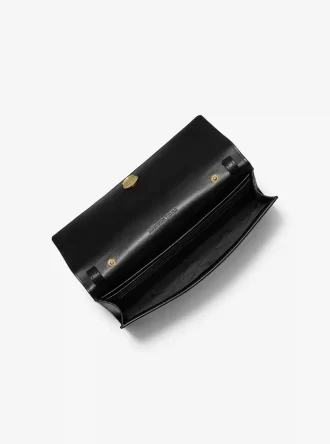 Velká crossbody kabelka Carson s leopardím potiskem a telecí srstí