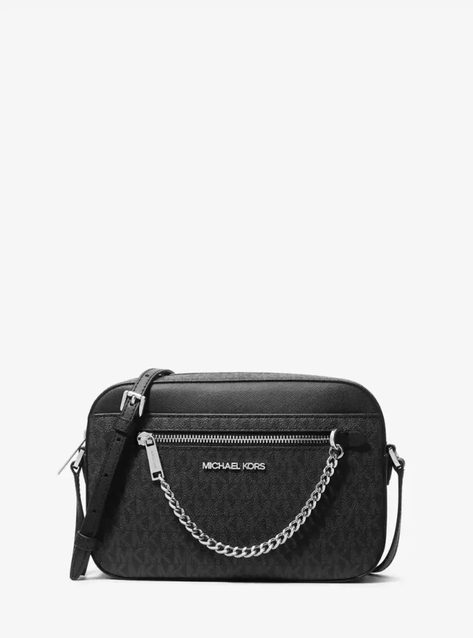 Velká crossbody kabelka Jet Set s logem Velká crossbody kabelka Jet Set s logem