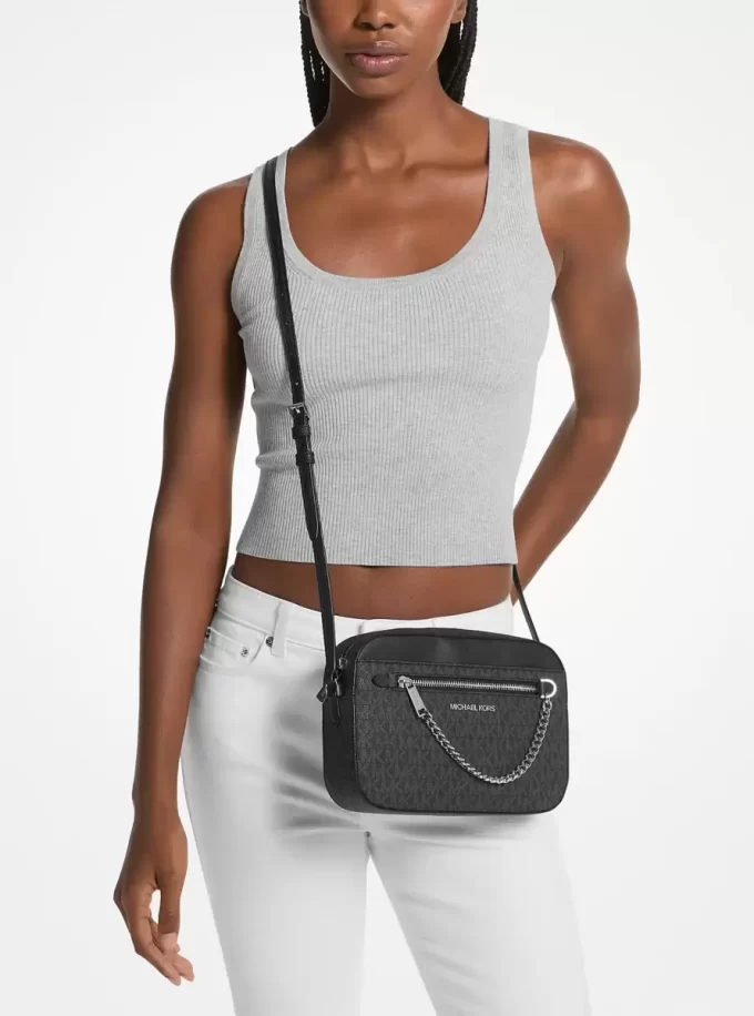 Velká crossbody kabelka Jet Set s logem Velká crossbody kabelka Jet Set s logem