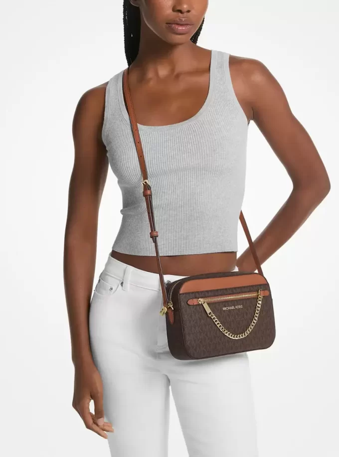 Velká crossbody kabelka Jet Set s logem