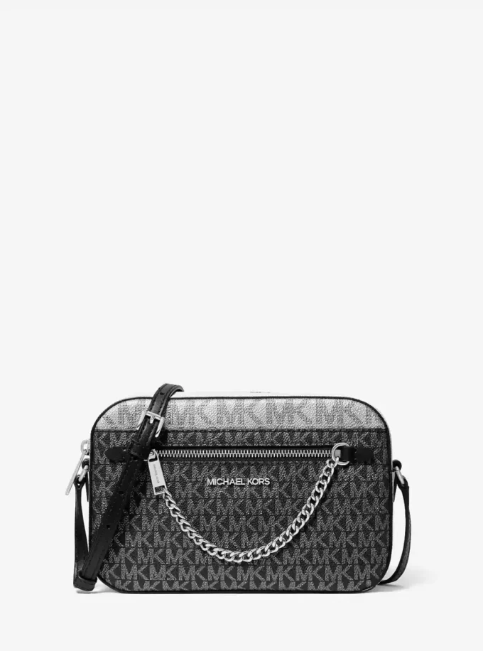 Velká crossbody kabelka Jet Set s logem Signature Velká crossbody kabelka Jet Set s logem Signature