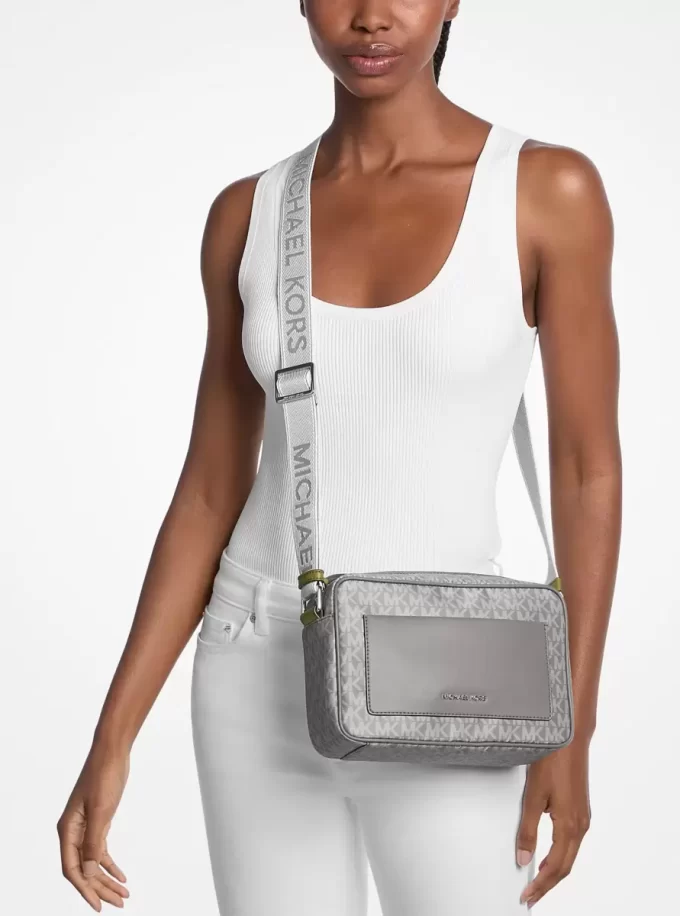 Velká crossbody kabelka s potiskem a logem Jet Set Velká crossbody kabelka s potiskem a logem Jet Set
