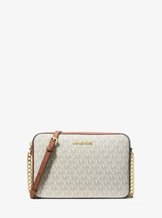 Velká crossbody kabelka s potiskem loga Jet Set
