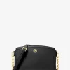 Velká kožená crossbody kabelka Chantal Pebbled Velká kožená crossbody kabelka Chantal Pebbled
