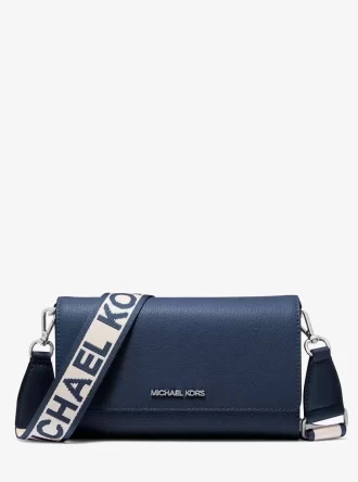 Velká kožená crossbody kabelka Jet Set