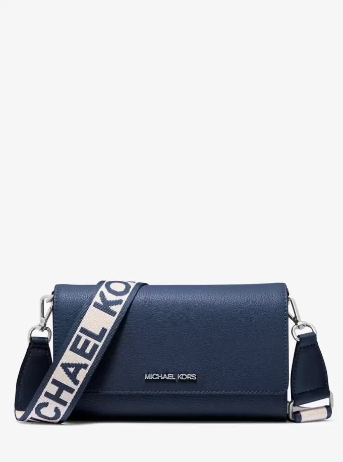 Velká kožená crossbody kabelka Jet Set Velká kožená crossbody kabelka Jet Set