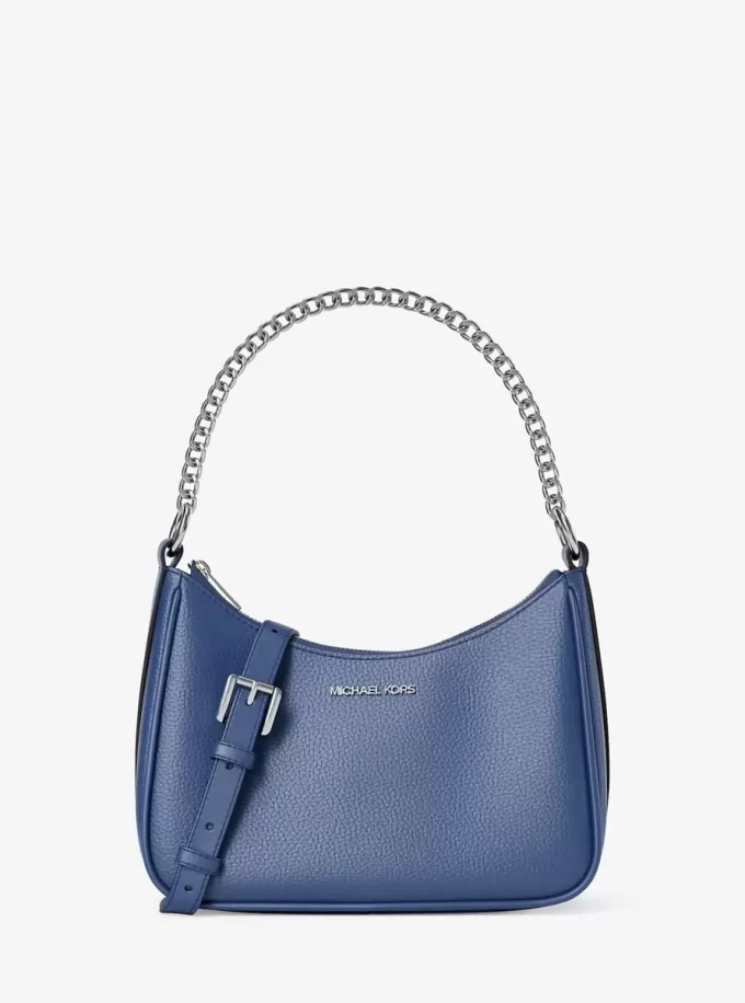 Velká kožená crossbody kabelka Jet Set Pebbled Velká kožená crossbody kabelka Jet Set Pebbled
