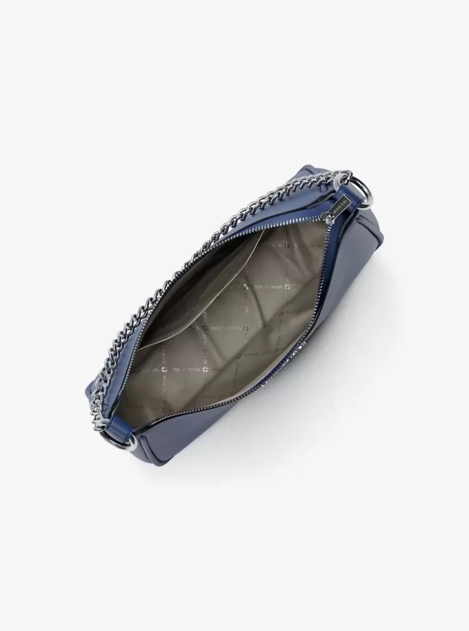 Velká kožená crossbody kabelka Jet Set Pebbled Velká kožená crossbody kabelka Jet Set Pebbled