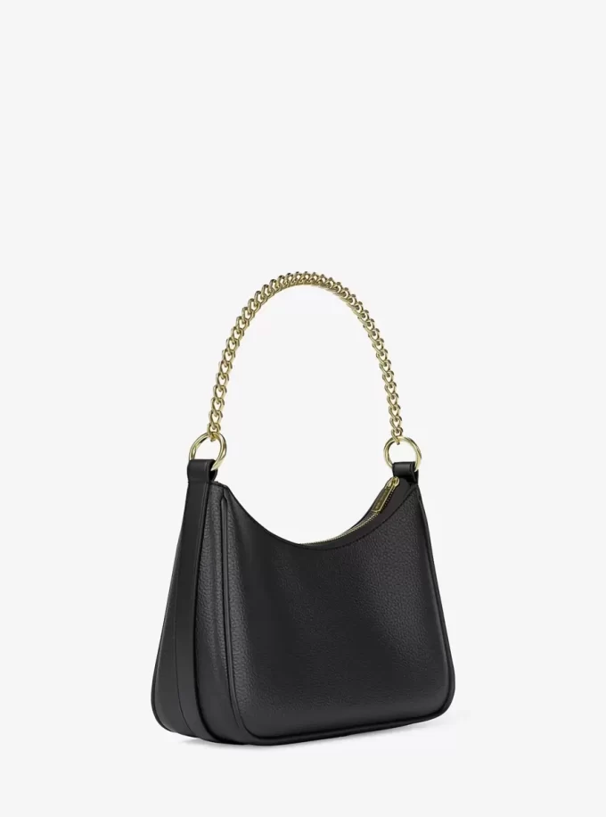 Velká kožená crossbody kabelka Jet Set Pebbled Velká kožená crossbody kabelka Jet Set Pebbled