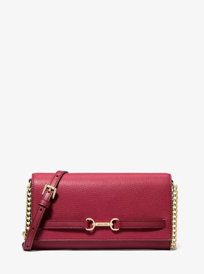 Velká kožená kabelka Carson Pebbled Crossbody Velká kožená kabelka Carson Pebbled Crossbody