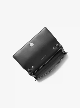 Velká kožená kabelka Carson Pebbled Crossbody