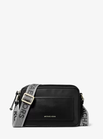Velká nylonová gabardénová crossbody kabelka Jet Set