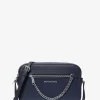Velká safínová kožená crossbody kabelka Jet Set Velká safínová kožená crossbody kabelka Jet Set