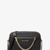 Velká safínová kožená crossbody kabelka Jet Set Velká safínová kožená crossbody kabelka Jet Set