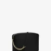Velká safínová kožená crossbody kabelka Jet Set Velká safínová kožená crossbody kabelka Jet Set