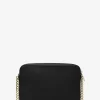 Velká safínová kožená crossbody kabelka Jet Set Velká safínová kožená crossbody kabelka Jet Set