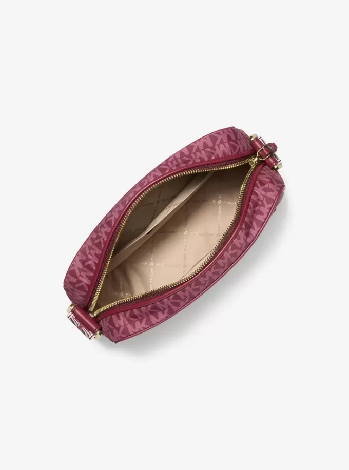 Velká tkaná crossbody kabelka s potiskem loga Jet Set Velká tkaná crossbody kabelka s potiskem loga Jet Set