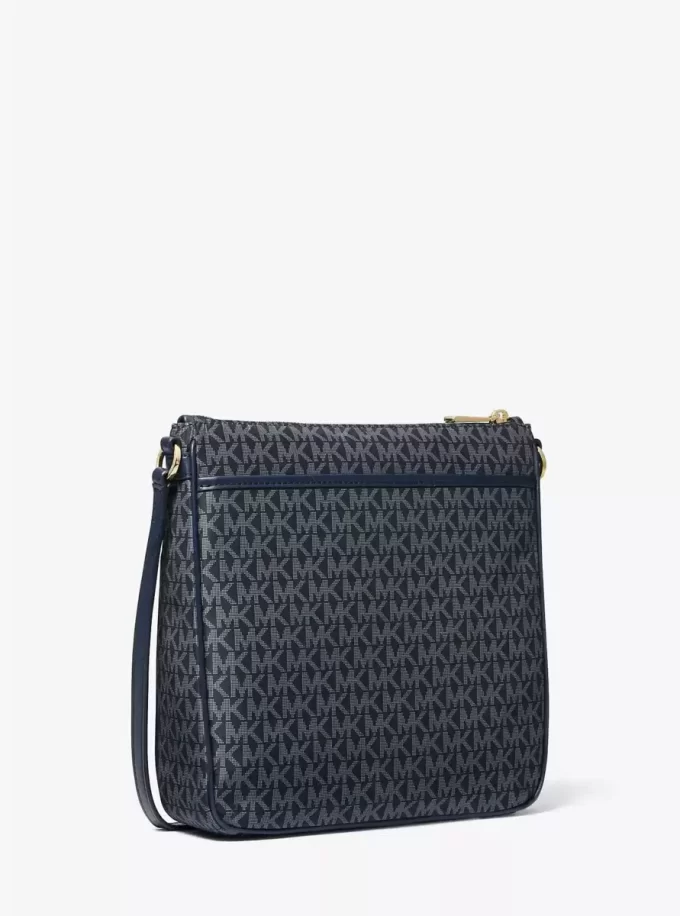 Velká tkaná crossbody kabelka s potiskem loga Jet Set Velká tkaná crossbody kabelka s potiskem loga Jet Set