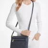Velká tkaná crossbody kabelka s potiskem loga Jet Set Velká tkaná crossbody kabelka s potiskem loga Jet Set