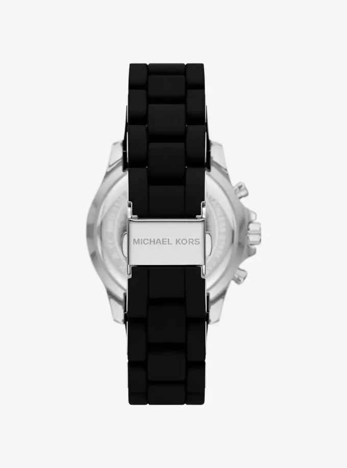 Velkoformátové hodinky Everest Pavé ve stříbrné barvě Velkoformátové hodinky Everest Pavé ve stříbrné barvě
