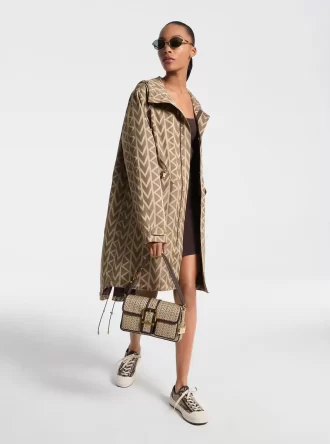 Volná parka MK2000 Logo Jacquard